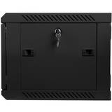 wall mounted 19" cabinet 6U 600x450 black wf01-6406-10b