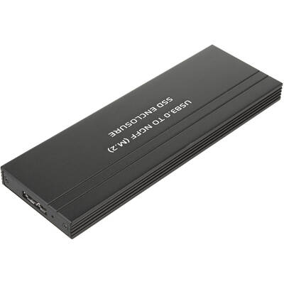 Rack Maclean MCE582 SSD Case Adapter SSD M.2, NGFF, USB 3.0, Sizes 2230/2240/2260/2280, Aluminum enclosure,