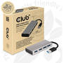 Hub USB CLUB 3D USB 3.0 4-Port with Power Adapter