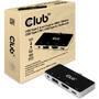 Hub USB CLUB 3D USB Type C 4-in-1 to HDMI 4K60Hz USB Type C PD / USB Type A / Audio jack