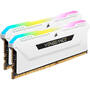 Memorie RAM Corsair Vengeance RGB PRO SL White 32GB DDR4 3600MHz CL18 Quad Channel Kit