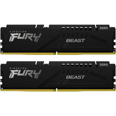 Memorie RAM Kingston FURY Beast 32GB DDR5 5600MHz CL40 Dual Channel Kit