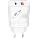 SAVIO Incarcator LA-04 USB Type A & Type C Quick Charge Power Delivery 3.0 Indoor