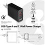 CLUB 3D Incarcator USB Type A and C Dual Power up to 60W