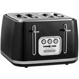 Verve black 4 slice toaster 243010