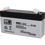 MPL POWER ELEKTRO MWS 1.3-6 Baterie UPS Lead-acid accumulator VRLA AGM Maintenance-free 6 V 1,3 Ah Black, Grey