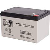 MPL POWER ELEKTRO MWS 12-12 Baterie UPS Lead-acid accumulator AGM Maintenance-free 12 V 12 Ah Black, Grey