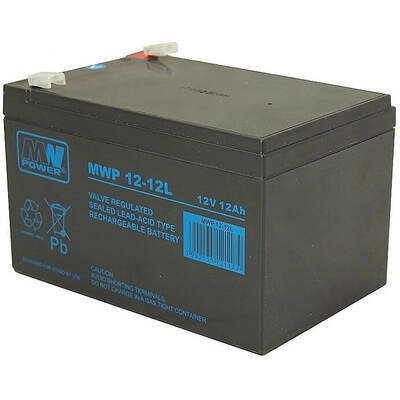 MPL POWER ELEKTRO MW Power MWP 12-12L Baterie UPS Sealed Lead Acid (VRLA) 12 V 12 Ah