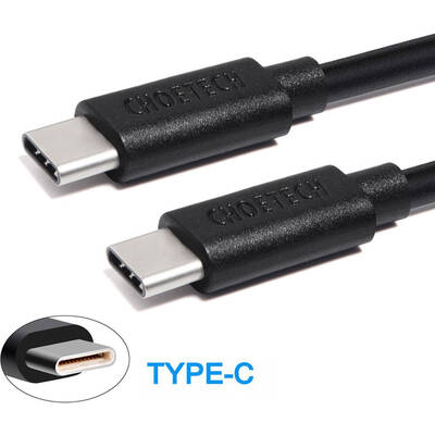 choetech Cablu Date USB-C USB-C Quick Charge  0.5m CC0001