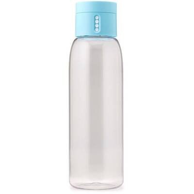 JOSEPH JOSEPH clear still water bottle 600 ml, turquoise