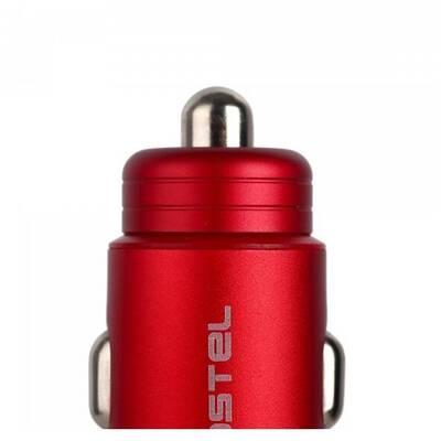 SOMOSTEL Incarcator 5A RED + METER + CABLE TYPE-C 30W 2XUSB DUAL SMS-A89 QUICK CHARGE 3.0 METAL-POWER DELIVERY