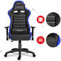 Scaun Gaming huzaro Force 6.0 RGB LED Universal Upholstered padded seat Black