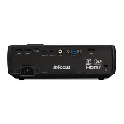 Videoproiector InFocus IN1116 Portabil 2400 ANSI lumens DLP WXGA (1280x800) 3D Black
