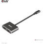 Switch KVM CLUB 3D hub USB3.2 Gen2 Type-C(DP Alt-Mode) to DisplayPort + HDMI 4K60Hz M/F