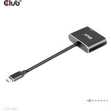 Switch KVM CLUB 3D hub USB3.2 Gen2 Type-C(DP Alt-Mode) to DisplayPort + HDMI 4K60Hz M/F