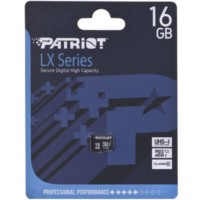 Patriot dublat-PSF16GMDC10 16 GB MicroSDHC UHS-I Class 10