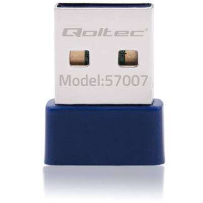 Placa de Retea QOLTEC 57007 Wireless Mini Bluetooth USB WiFi Adapter