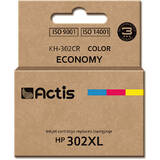 Cartus Imprimanta ACTIS COMPATIBIL KH-302CR for HP printer; HP 302XL F6U67AE replacement; Premium; 21 ml; color