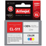 COMPATIBIL AC-511R for Canon printer; Canon CL-511 replacement; Premium; 12 ml; color