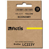 COMPATIBIL KB-223Y for Brother printer; Brother LC223Y replacement; Standard; 10 ml; yellow