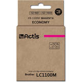 COMPATIBIL KB-1100M for Brother printer; Brother LC1100M/LC980M replacement; Standard; 19 ml; magenta