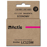 COMPATIBIL KB-123M for Brother printer; Brother LC123M/LC121M replacement; Standard; 10 ml; magenta