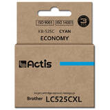 COMPATIBIL KB-525C for Brother printer; Brother LC-525C replacement; Standard; 15 ml; cyan