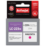 Cartus Imprimanta ACTIVEJET COMPATIBIL AB-223MN for Brother printer; Brother LC223M replacement; Supreme; 10 ml; magenta