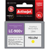 Cartus Imprimanta ACTIVEJET COMPATIBIL AB-900YN for Brother printer; Brother LC900Y replacement; Supreme; 17.5 ml; yellow