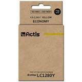 COMPATIBIL KB-1280Y for Brother printer; Brother LC-1280Y replacement; Standard; 19 ml; yellow