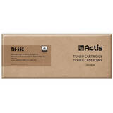 Toner imprimanta ACTIS COMPATIBIL TH-55X for HP printer; HP 55X CE255X, Canon CRG-724H replacement; Standard; 12500 pages; black