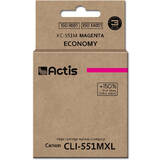 Cartus Imprimanta ACTIS COMPATIBIL KC-551M for Canon printer; Canon CLI-551M replacement; Standard; 12 ml; magenta (with chip)