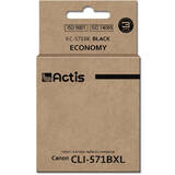 Cartus Imprimanta ACTIS COMPATIBIL KC-571Bk for Canon printer; Canon CLI-571Y replacement; Standard; 12 ml; black