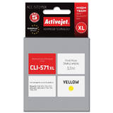 COMPATIBIL ACC-571YNX for Canon printer; Canon CLI-571Y XL replacement; Supreme; 12 ml; yellow