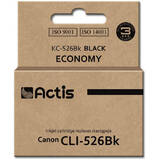 Cartus Imprimanta ACTIS COMPATIBIL KC-526BK for Canon printer; Canon CLI-526Bk replacement; Standard; 10 ml; black(with chip)