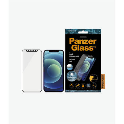 PanzerGlass Folie Apple iPhone 12 mini Edge-to-Edge Anti-Glare Anti-Bacterial