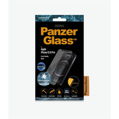 PanzerGlass Folie Apple iPhone 12/12 Pro Edge-to-Edge Anti-Blue Light Anti-Bacterial