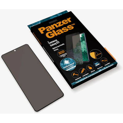 PanzerGlass Folie Samsung Galaxy S21 Edge-to-Edge Privacy Anti-Bacterial