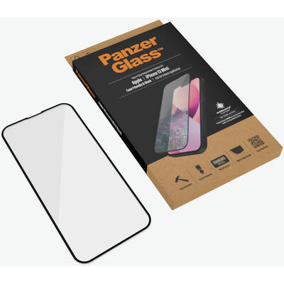 PanzerGlass Folie Apple iPhone 13 mini Case Friendly AB, Black