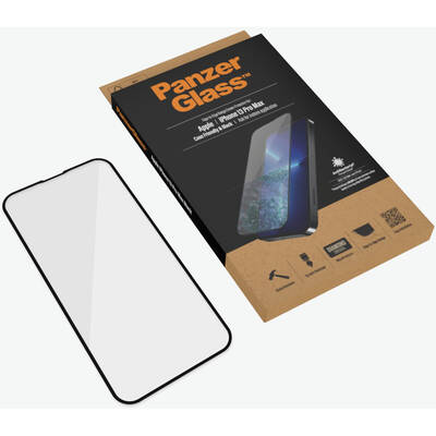 PanzerGlass Folie Apple iPhone 13 Pro Max Case Friendly AB, Black