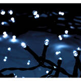 MCE411 Solar Fairy Lights String Christmas Tree Decorative Cold White 100 LED 12m IP44