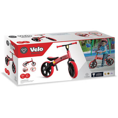 YVolution Bicicleta YVelo Senior Balance Bike - red