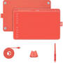 Tableta Grafica HUION HS611 RED 5080 lpi 258.4 x 161.5 mm USB