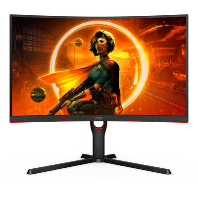 Monitor AOC LED Gaming CQ27G3SU Curbat 27 inch QHD VA   1 ms 165 Hz FreeSync Premium