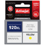 Cartus Imprimanta ACTIVEJET Compatibil AH-920YCX for HP printer; HP 920XL CD974AE replacement; Premium; 12 ml; yellow