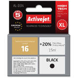 Cartus Imprimanta ACTIVEJET Compatibil AL-16N for Lexmark printer; Lexmark 16 10N0016 replacement; Supreme; 15 ml; black