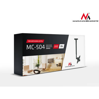 Suport TV / Monitor MACLEAN MC-504A S Adjustable Ceiling Bracket 23"-42" 30kg