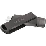 Memorie USB SanDisk iXpand 64 GB USB Type-C / Lightning 3.2 Gen 1 (3.1 Gen 1) Black