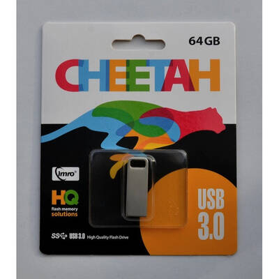 Memorie USB IMRO USB 3.0 CHEETAH/64GB Chrome