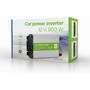 Gembird EG-PWC800-01 power adapter/inverter Auto 800W Aluminium,Black